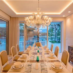 Luxury 6 Bedroom Brac Island Beach Front Villa With Heated Infinity Pool and lift near Sumartin sleeps 12